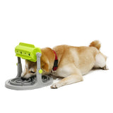 Interactive dog slow feeder puzzle toy