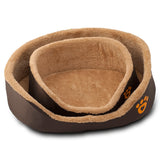 Round dog bed for indoor pets
