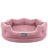 Removable pet bed mattress cushion