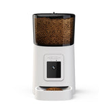 Automatic pet feeder with camera for dogs and cats Automatic pet feeder with camera front view