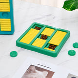 Interactive dog slow feeder rotating puzzle design