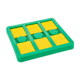 Interactive dog slow feeder rotating puzzle design