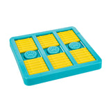 Interactive dog slow feeder rotating puzzle design