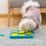 Interactive dog slow feeder rotating food toy