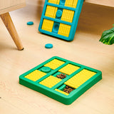Interactive dog slow feeder rotating food toy