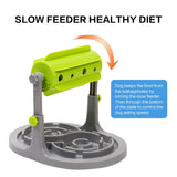 Interactive dog slow feeder puzzle toy