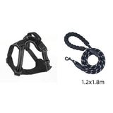 No pull dog harness breathable reflective vest