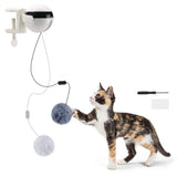 Automatic interactive cat toy puzzle ball