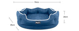 Removable pet bed mattress cushion