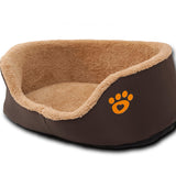 Round dog bed for indoor pets