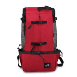 Dog carrier backpack with double shoulder straps