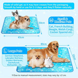Self-cooling pet mat for dogs