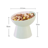 Ceramic pet food bowl set for dogs