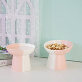 Ceramic pet food bowl set feeding bowls