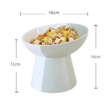 Ceramic pet food bowl set for dogs