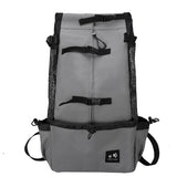 Dog carrier backpack with double shoulder straps
