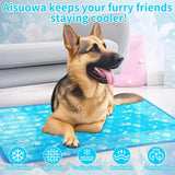 Self-cooling pet mat for dogs