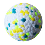 Interactive dog chew ball for chewing and play