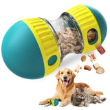 Adjustable dog puzzle toy treat dispensing ball