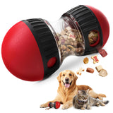 Adjustable dog puzzle toy treat dispensing ball