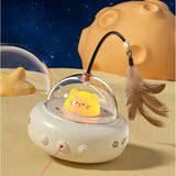 Rechargeable electric cat toy for indoor play
