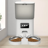 6L WiFi automatic pet feeder dual feeding