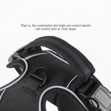 No pull dog harness breathable reflective vest