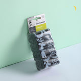 Biodegradable pet waste bag dispenser for dog walks