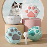 Pet food storage container with scoop and lid