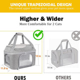 Dog backpack carrier portable pet bag