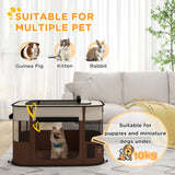 Portable dog playpen with storage bag