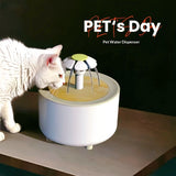 Automatic pet water fountain for dogs and cats