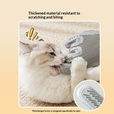 Double-sided cat grooming glove for everyday grooming